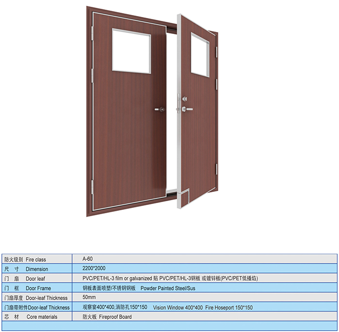 /uploads/image/20181114/Specification of Class A-60 Double-leaf Fireproof Door.jpg